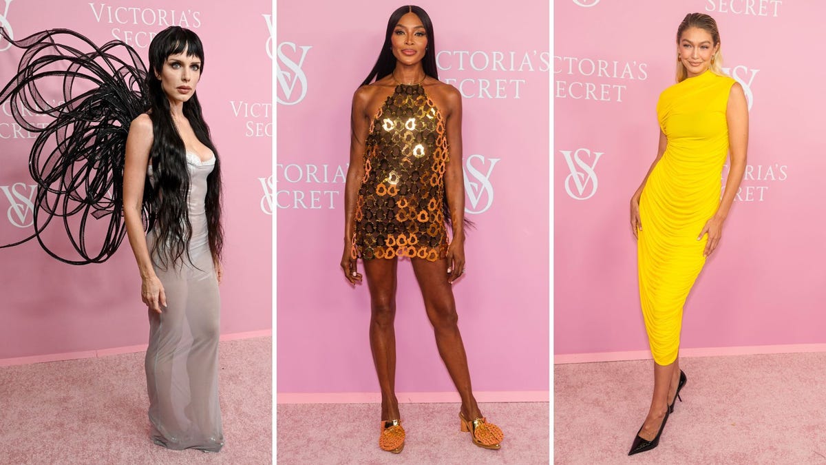 Victoria’s Secret Fashion Show 2023 Pink Carpet Celebrity Style