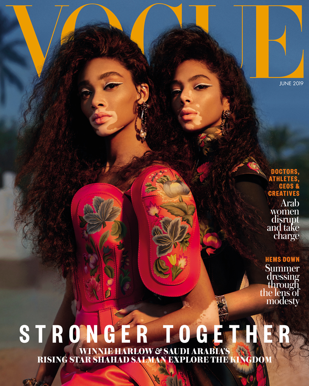 Winnie Harlow, Shahad Salman, June issue, Saudi issue