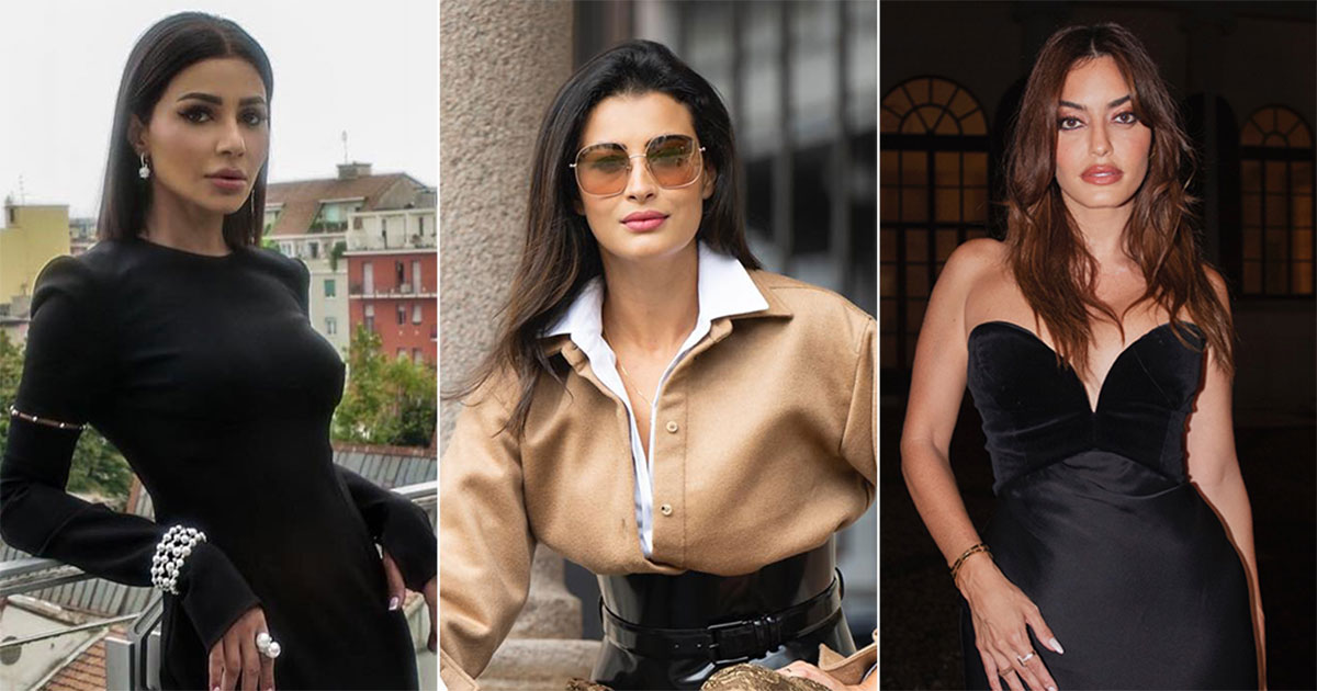 Karen Wazen, Rym Saidi, Mahira Abdelaziz, and More at Milan Fashion Week SS 2024