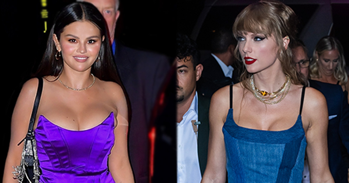 Selena Gomez and Taylor Swift Stepped Out in Two Different Takes on the Corset Dress