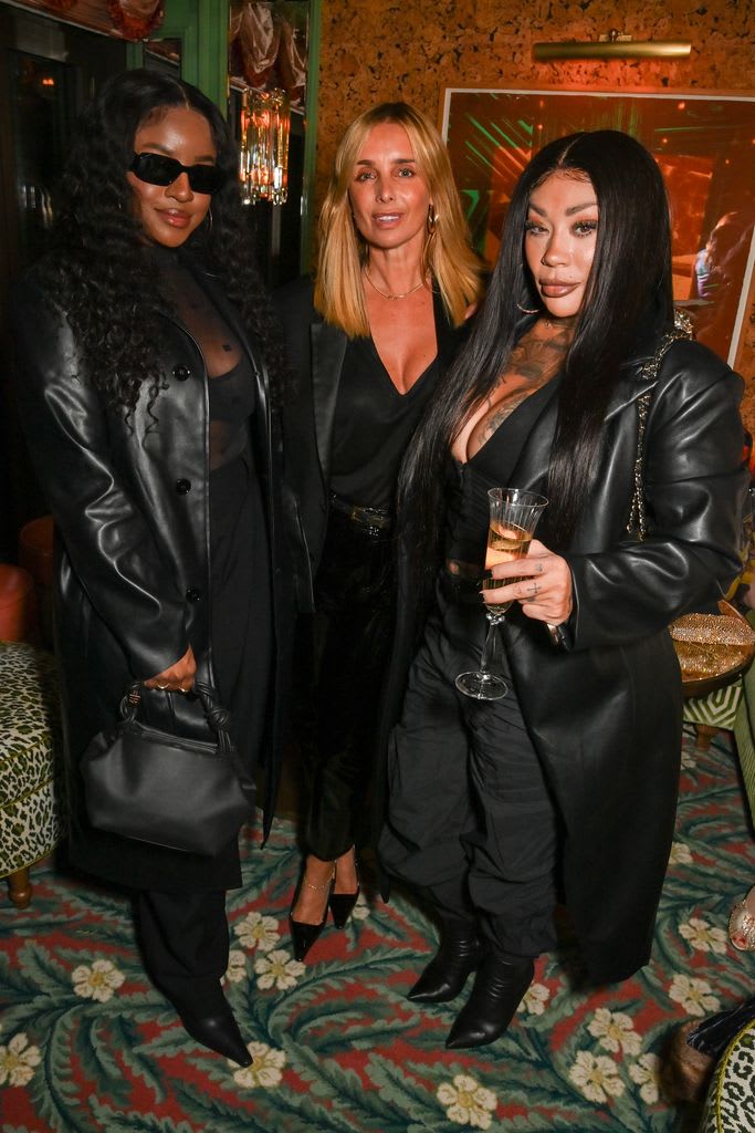 Keisha Buchanan, Louise Redknapp and Mutya Buena  in black