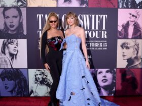 Beyoncé and Taylor Swift Had a Red Carpet Moment in Opposite Styles