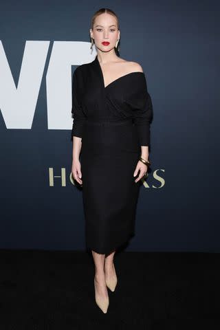 <p>Theo Wargo/Getty</p> Jennifer Lawrence attends the 2023 WWD Honors at Casa Cipriani on October 24, 2023 in New York City