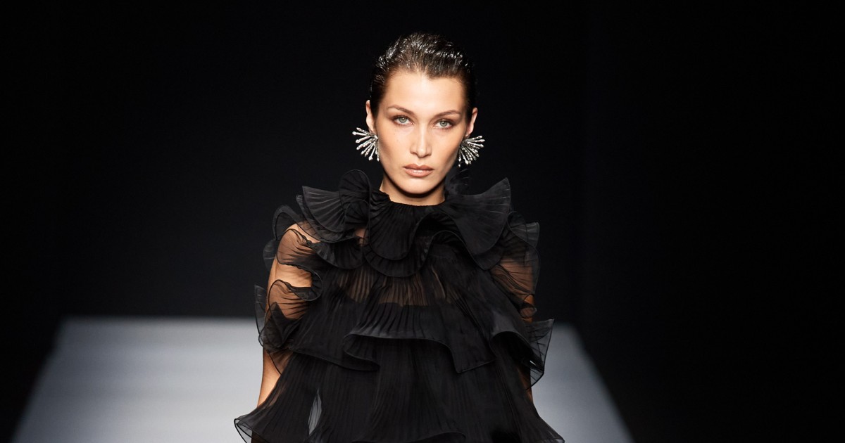 20 of Bella Hadid’s Best Runway Moments