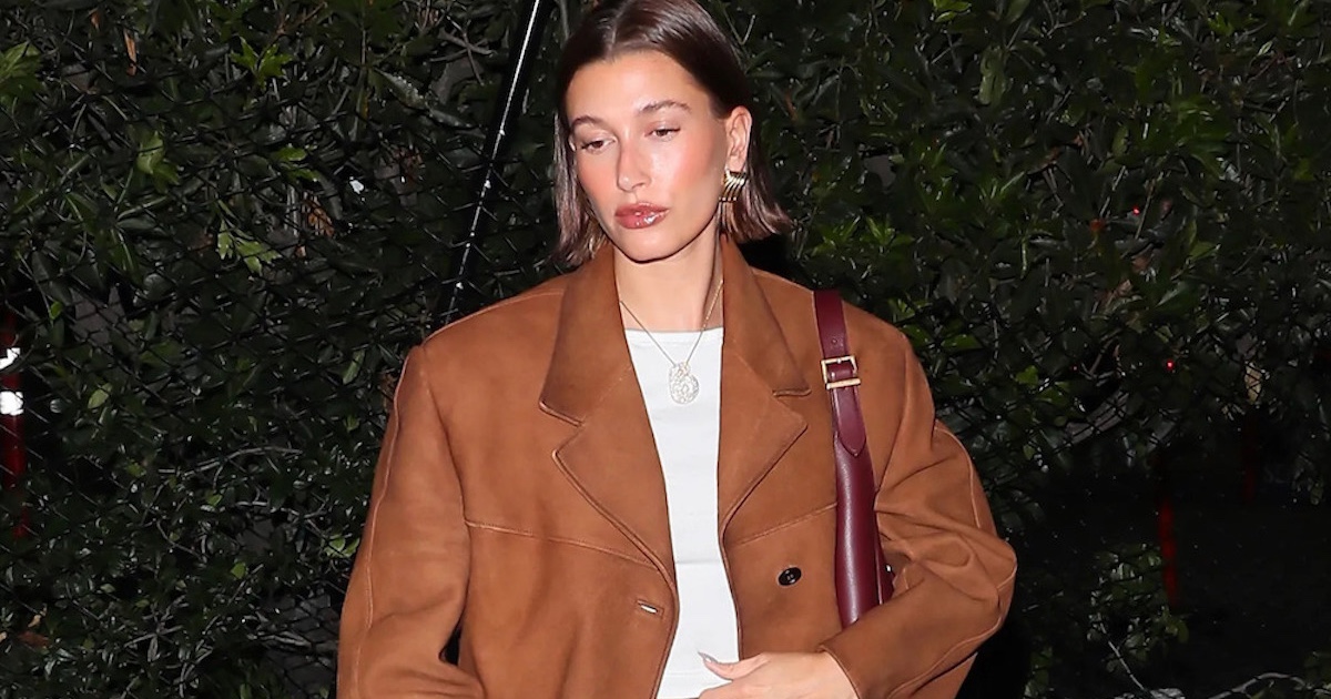 Hailey Bieber Gives Gucci’s Ancora Red Heel its First Real-World Outing