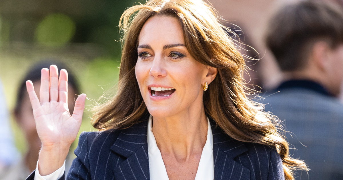 Kate Middleton Loves Her Blue Pinstriped Suit So Much, She Wore It Twice in One Week