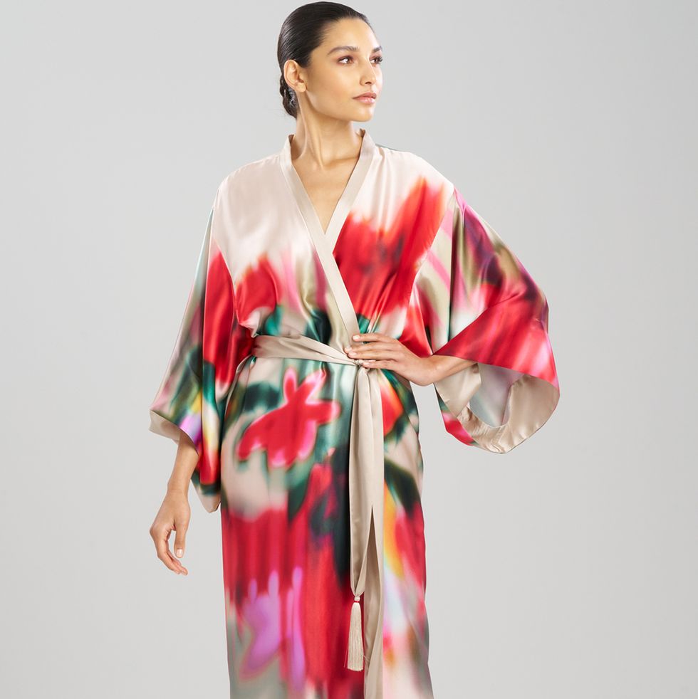 Josie Natori Melisande Silk Robe