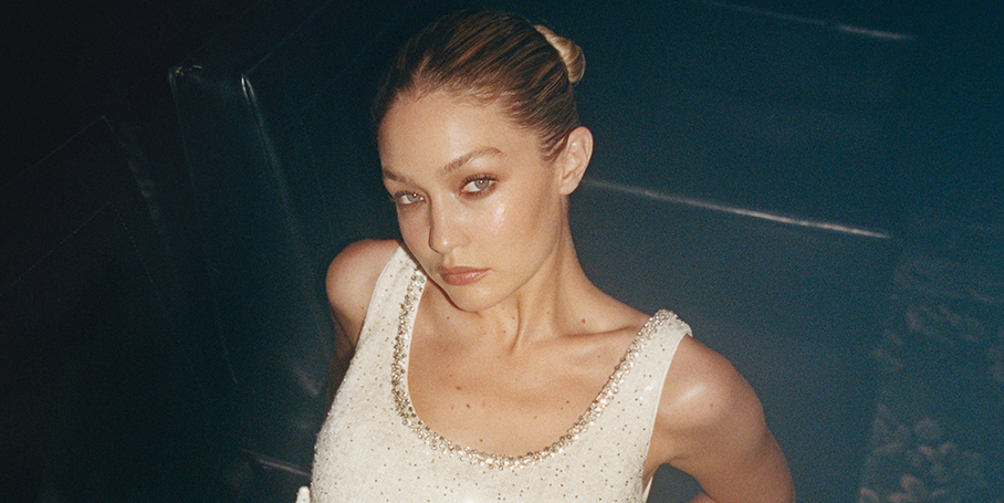 Gigi Hadid is party-ready in black bodysuit with two *huge* cut-outs