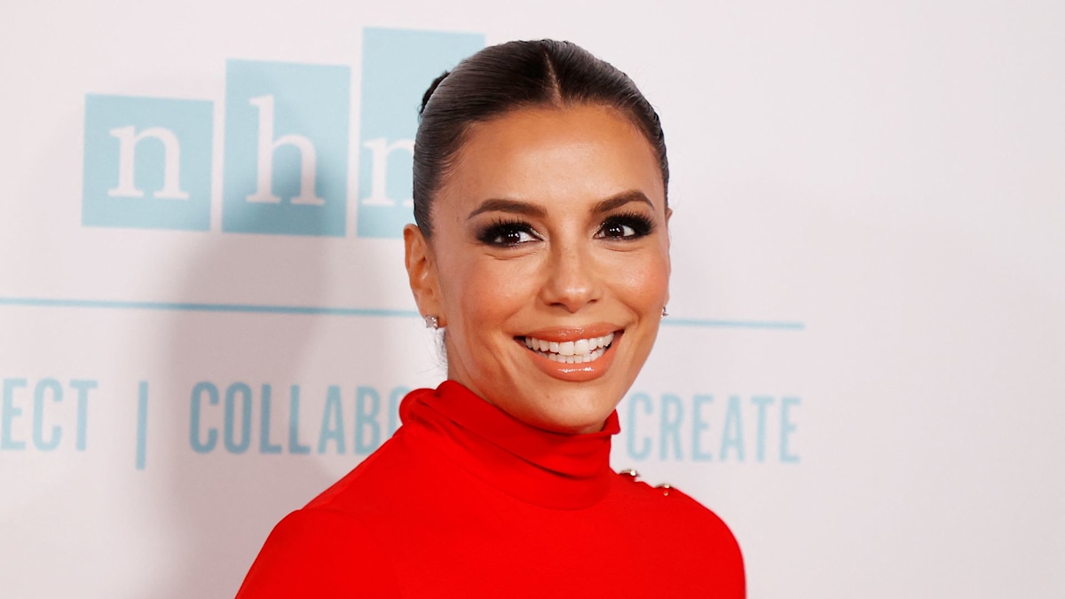 Eva Longoria is pretty and preppy in unexpected Chanel tweed look after stunning hair transformation