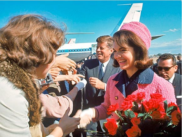 Chez Ninon styled Jackie Kennedy from iconic pink suit to state dinner gowns