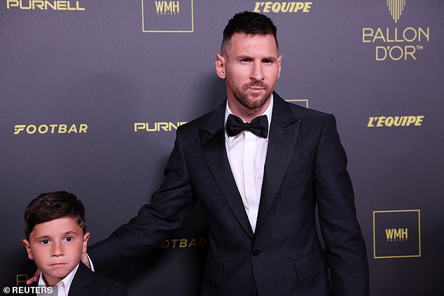 Ballon d’Or’s red carpet! Lionel Messi keeps it traditional, David Beckham is as stylish as ever and Kylian Mbappe fashions a bizarre grey suit as superstars show off in Paris