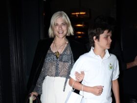 Selma Blair beams while grabbing dinner with her son Arthur, 12, at Craig’s in LA… after giving a positive health update on her MS battle