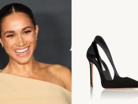 Meghan Markle Dons Classic Aquazzura Pumps at Variety Power of Women – Footwear News