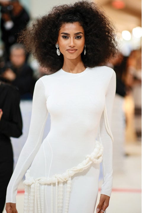 Imaan Hammam at the 2023 Met Gala