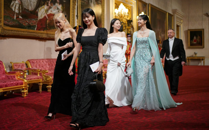 Blackpink Wore Designer Looks to Visit Buckingham Palace