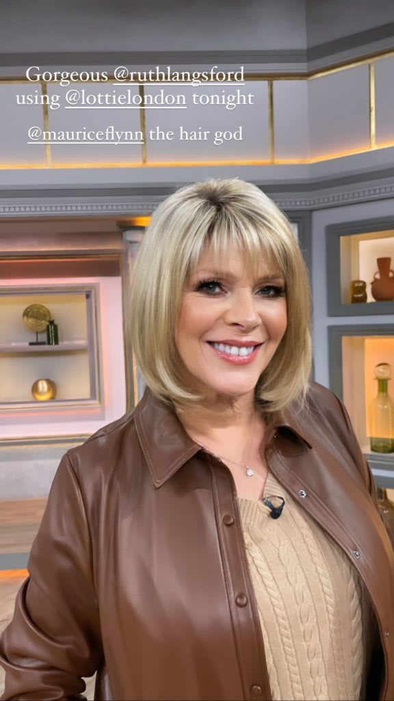 Ruth Langsford smiling at the camera