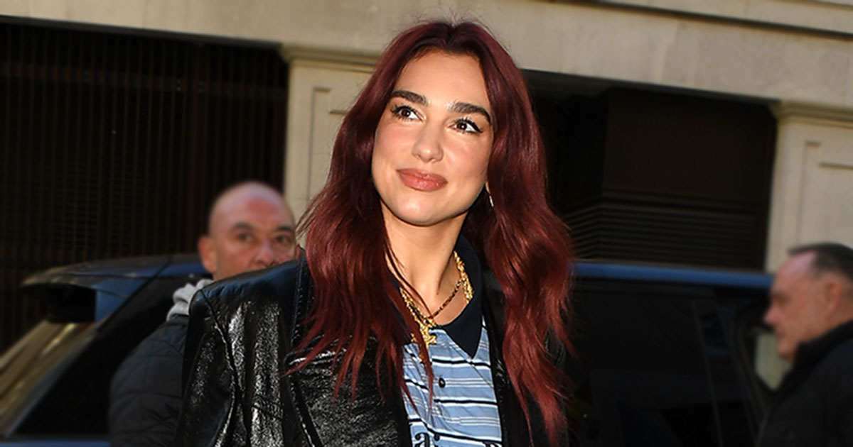 Dua Lipa’s Latest Look Offers Inspiration for Both, Winter Dye Jobs and Modest Layering