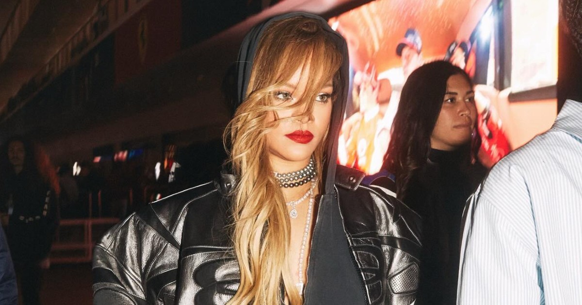 Rihanna Nailed F1 Fashion in a Sporty Racing Jacket in Las Vegas