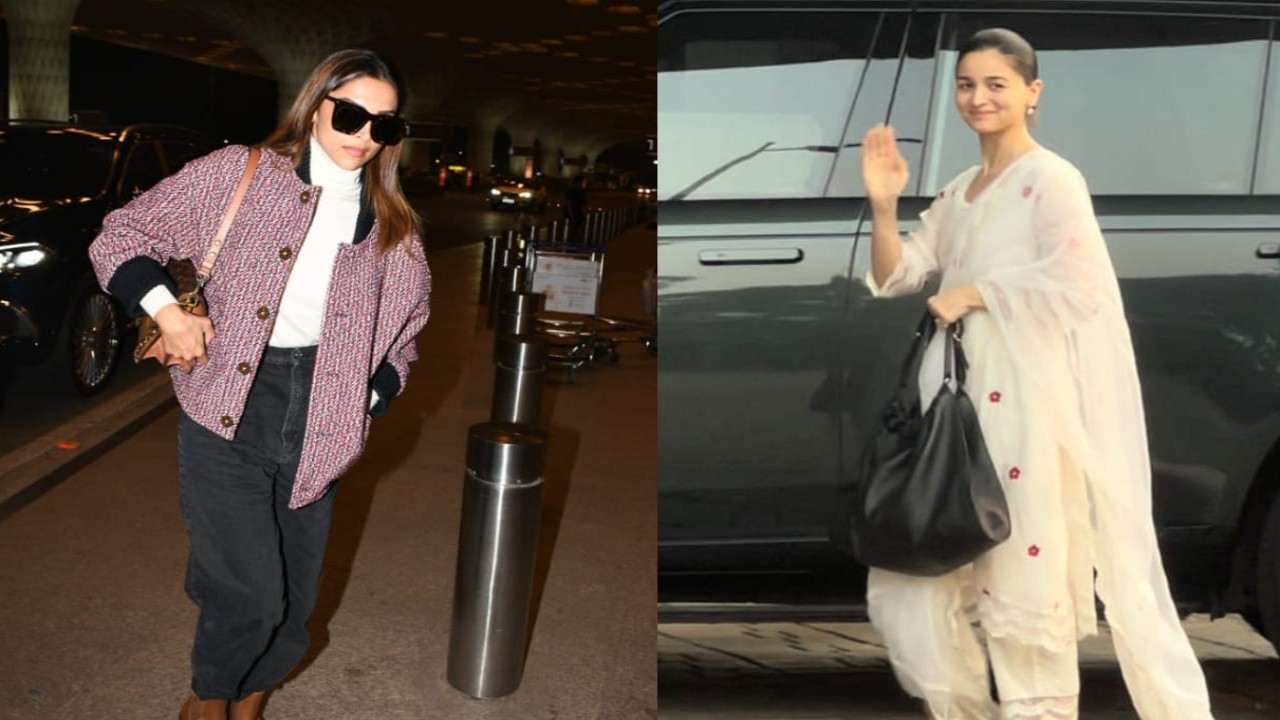 8 celebrity travel outfits for every woman on the go; From Deepika Padukone to Alia Bhatt