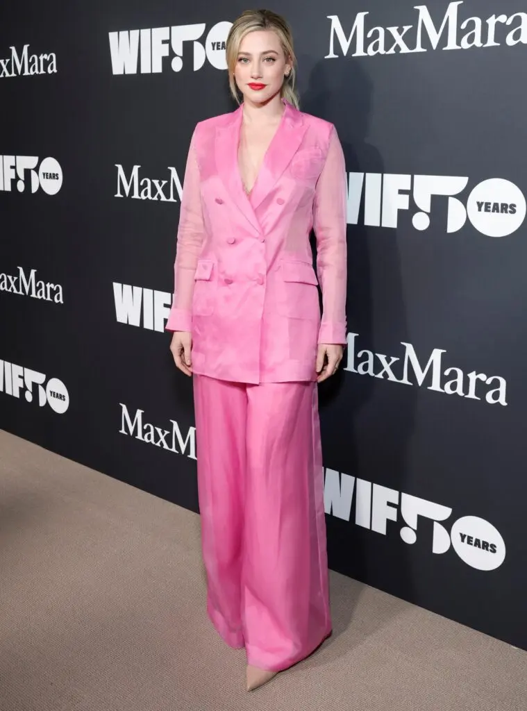 Lili Reinharr attends the WIF Honors Celebrating 50 Years Presented by Max Mara with sponsor ShivHans Pictures, Amazon Studios, Netflix and Lexus at The Ray Dolby Ballroom on November 30, 2023 in Hollywood, California.