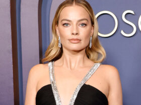 Margot Robbie’s Black Dress Is a Big Change From Her Barbiecore Gowns