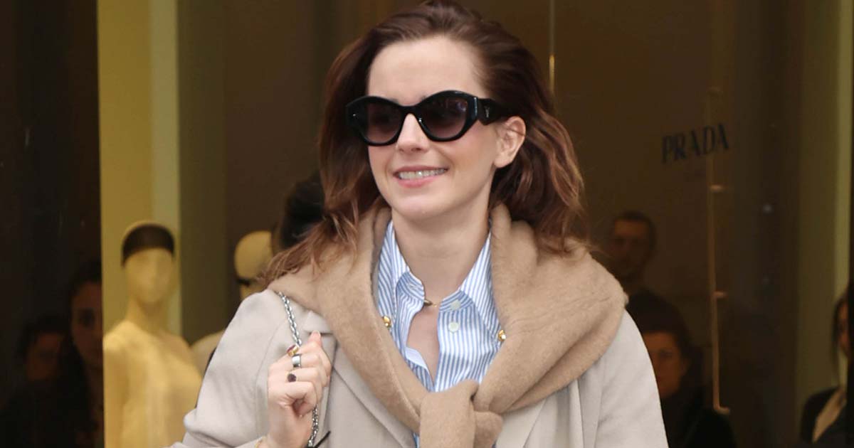 Emma Watson’s Outfit in Milan is Perfect for Transitional Weather