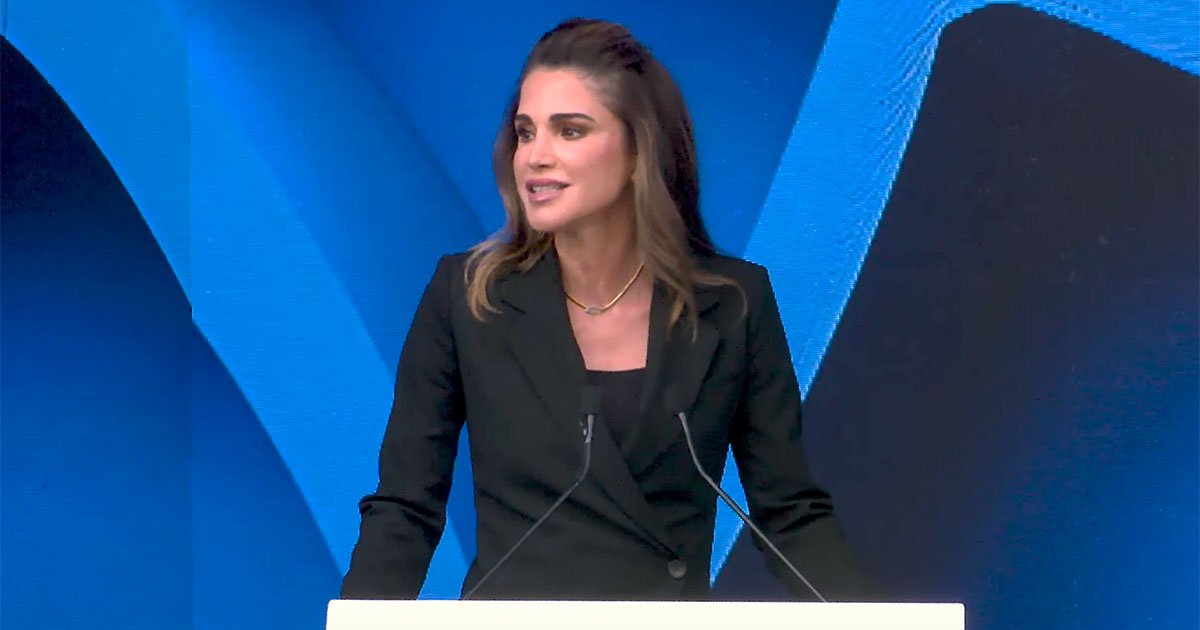 Queen Rania Puts a Playful Spin on the Power Suit in Long Shorts