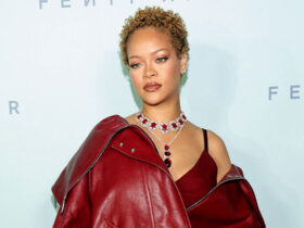 Rihanna Did Monochromatic Style at the Fenty Hair Launch