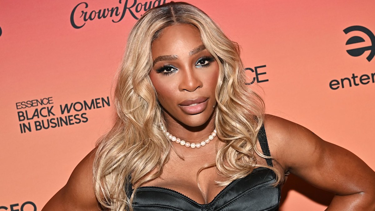 Serena Williams turns heads in figure-hugging black dress for glamorous night out