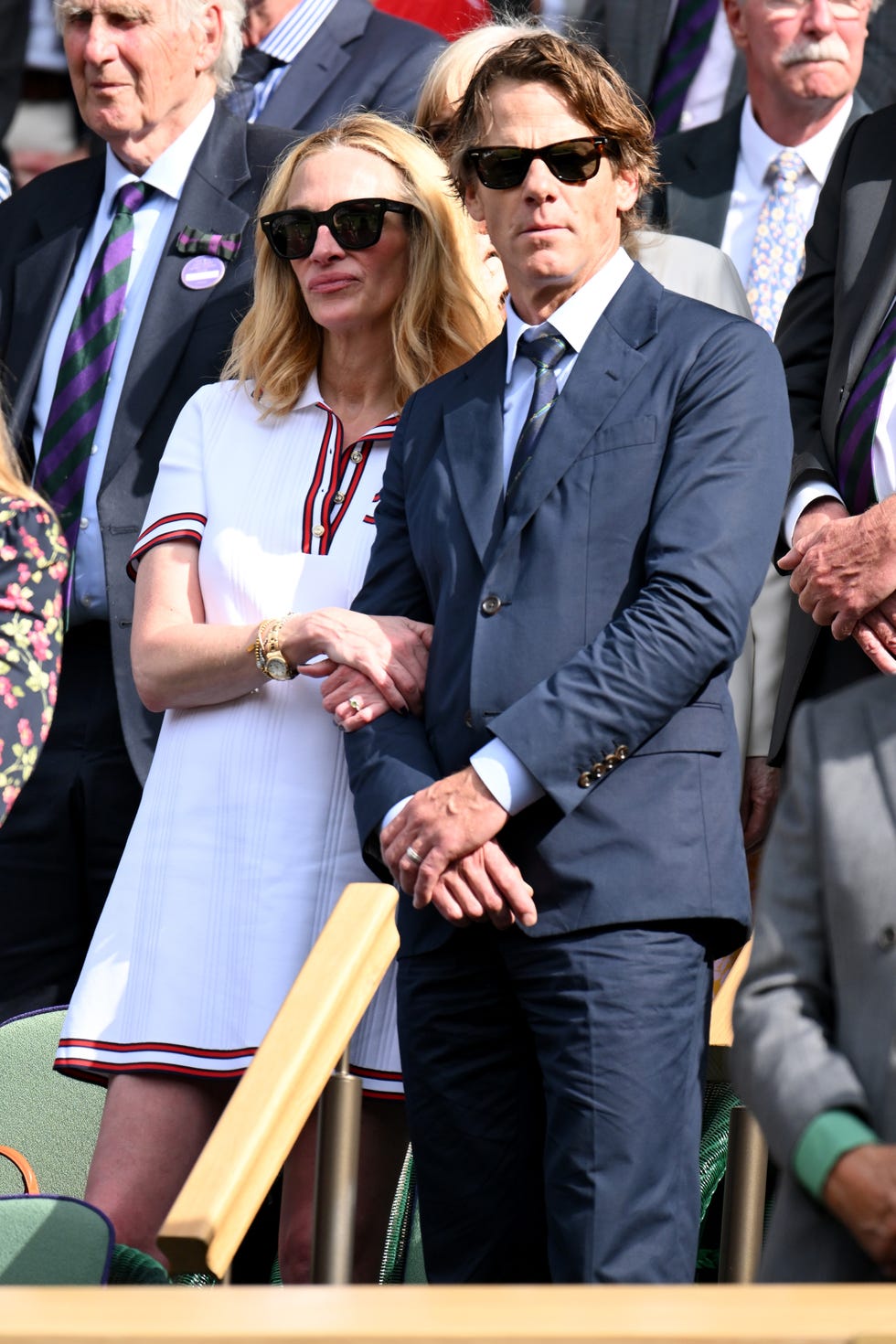 celebrity sightings at wimbledon 2024 day 14