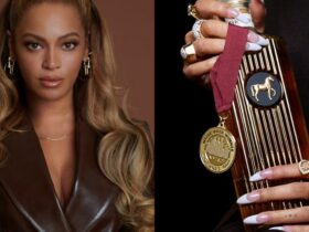 Beyoncé Serves Honey-Dipped Curls And A Side Of Whiskey – Essence