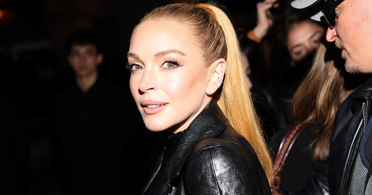 Lindsay Lohan Proves That the Matrix Trench Is Here to Stay